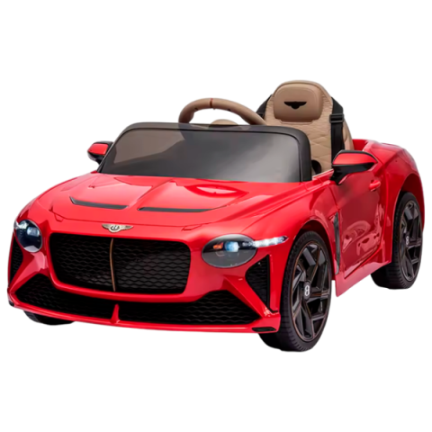 Vehicule cu acumulatori - Детский электромобиль Bentley Bacalar Красный – роскошь и производительность для маленьких водителей