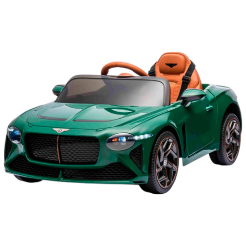 Vehicule cu acumulatori - Электромобиль Bentley Bacalar Зелёный для детей – 4 мотора, 12V/7Ah, кожаное сиденье, EVA колёса, пульт, MP3