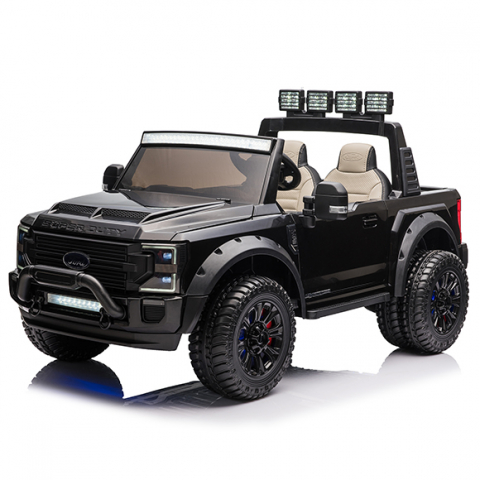 Vehicule cu acumulatori - Mașină electrică pentru copii FORD F150 Raptor Black