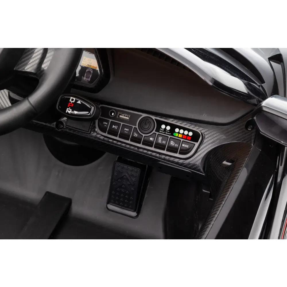 Электромобиль для детей LAMBORGHINI VENENO MX615B/2, 12V 7Ah, кожаное сиденье, мягкие колёса EVA, MP3, до 30 кг [4]