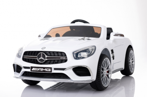 Vehicule cu acumulatori - Детский электромобиль Mercedes Benz белого цвета – стиль и комфорт для маленьких водителей