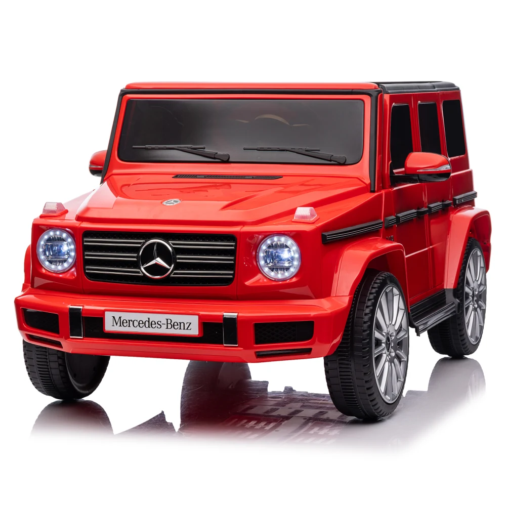 Mașină electrică pentru copii Mercedes Benz MX627 / 1 – 12V, 4 motoare, scaun din piele, roți EVA, telecomandă [1]