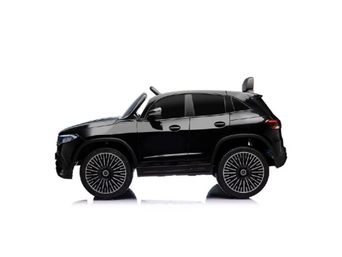 Детский электромобиль Mercedes Benz Чёрный – 12V 7Ah, 4 двигателя, кожаные сиденья, MP3, пульт управления, мягкие EVA-колёса [1]