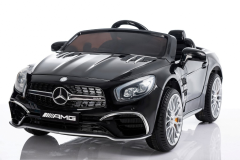 Vehicule cu acumulatori - Аккумуляторная машина для детей Mercedes-Benz черная (крашеная) – стиль, комфорт и безопасность в каждой поездке
