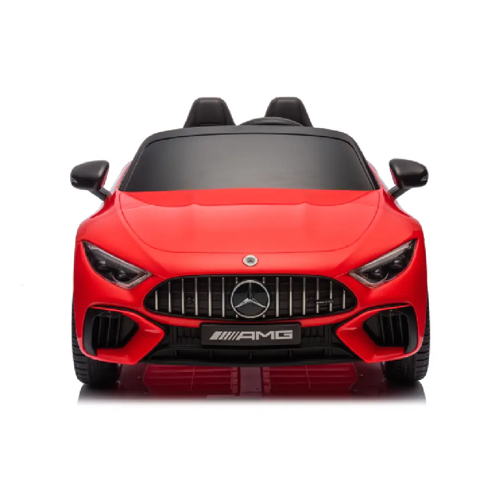Vehicule cu acumulatori - Детский электромобиль Mercedes Benz SL63 Красный – 12V 10Ah, 4 мотора, кожаные сиденья, MP3, пульт управления, мягкие EVA колёса – роскошь и комфорт в каждой поездке!