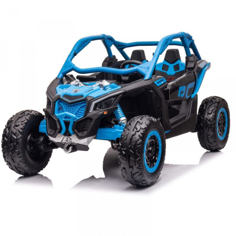 Vehicule cu acumulatori - Детский электромобиль UTV Синий – 24V 10Ah, 4 двигателя, MP3, мягкие колёса EVA