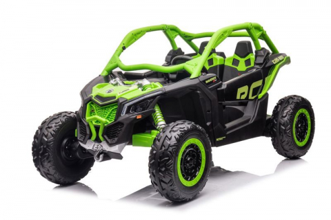 Vehicule cu acumulatori - Электромашина UTV Зеленая для детей 24V 10Ah с 4 моторами и MP3 – энергия и приключения на улице!