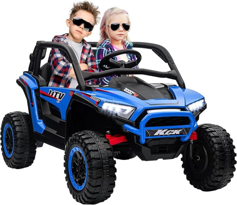 Электромобиль для детей MX639 / 4WD, 24V, 2 места, синий – Мощь, комфорт и безопасность в каждой поездке! [1]