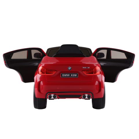 Masinuta electrica BMW X6M, 12V7AH, motor 35Wx2, roți EVA, scaune din piele [10]
