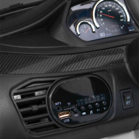 Mașinuță electrică BMW X6M Albă pentru copii [6]