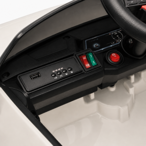 Mașinuță electrică licențiată Audi e-tron pentru copii (12V4.5Ah, 2x35W, EVA, Piele, Gri) [5]