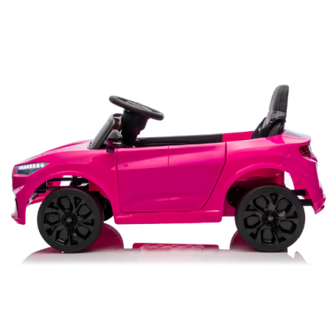Mașinuță electrică licențiată Ford Mustang Mach-E pentru copii (24V5Ah, 2x60W, EVA, Piele, Roz) [3]