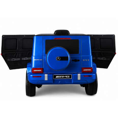 Mașinuță electrică licențiată Mercedes-AMG G63 pentru copii (12V7Ah, 2x35W, EVA, Piele) [5]