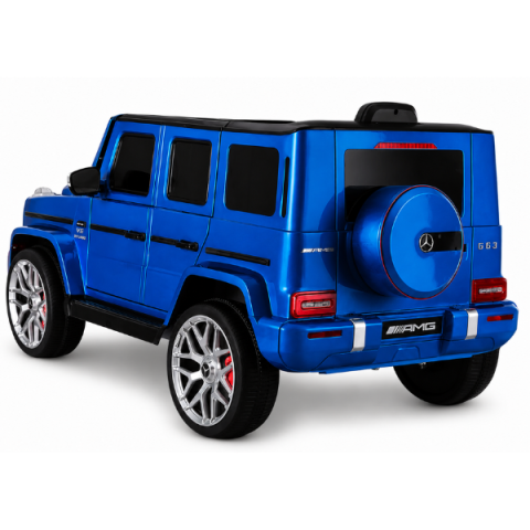 Mașinuță electrică licențiată Mercedes-AMG G63 pentru copii (12V7Ah, 2x35W, EVA, Piele) [3]