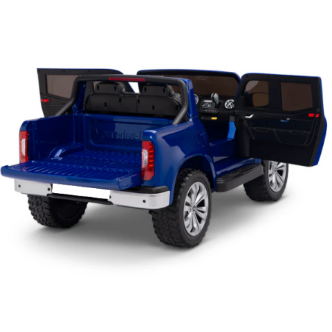 Детский электромобиль MERCEDES X-CLASS – Мощный, стильный и безопасный SUV для маленьких водителей! 12V7Ah | 2 мотора по 45W | Колёса EVA | Кожаные сиденья | Синий цвет [4]