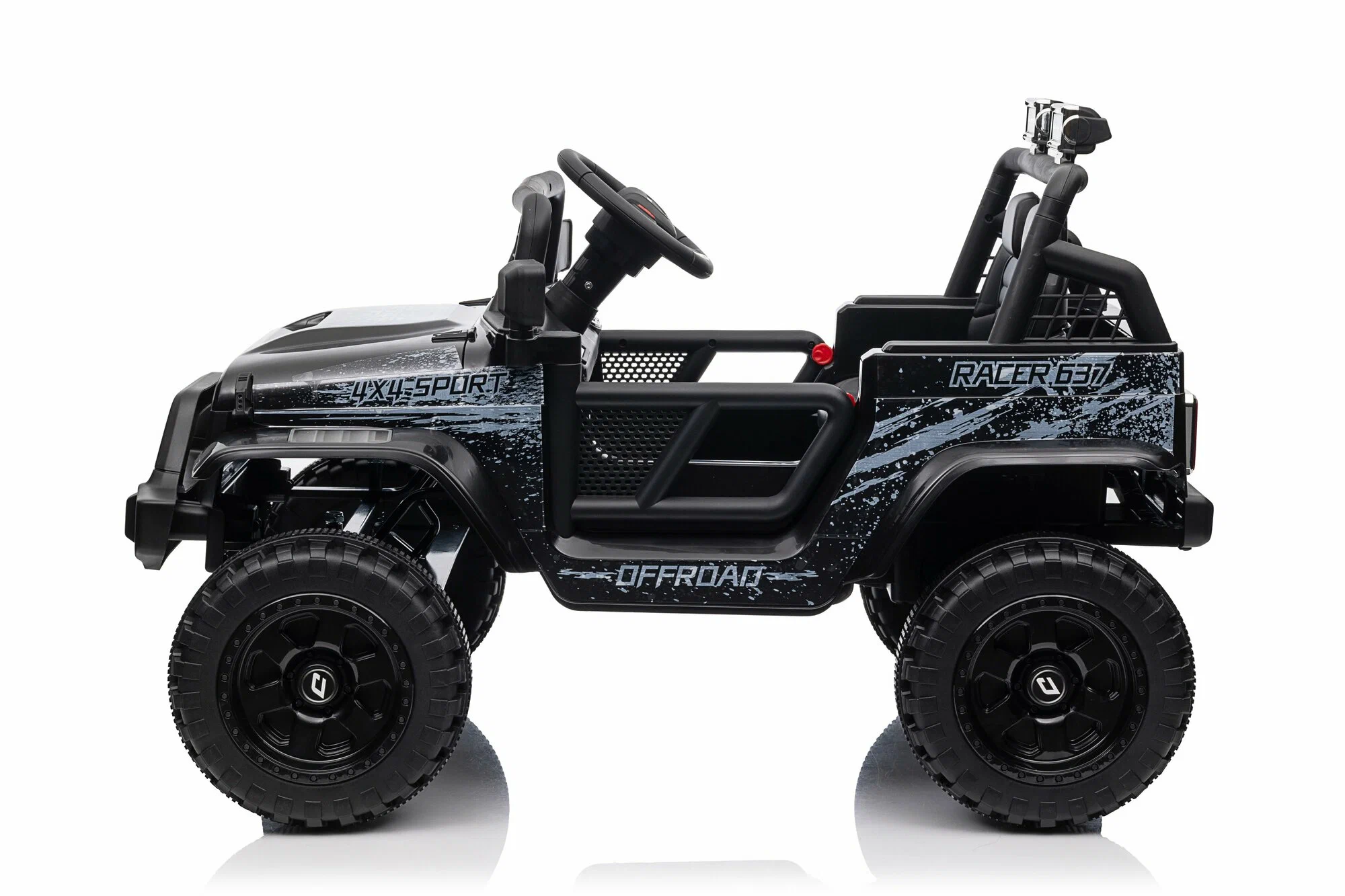 Детский электромобиль Jeep Rubicon MX637/1, Черный – мощь, стиль и безопасность [22]