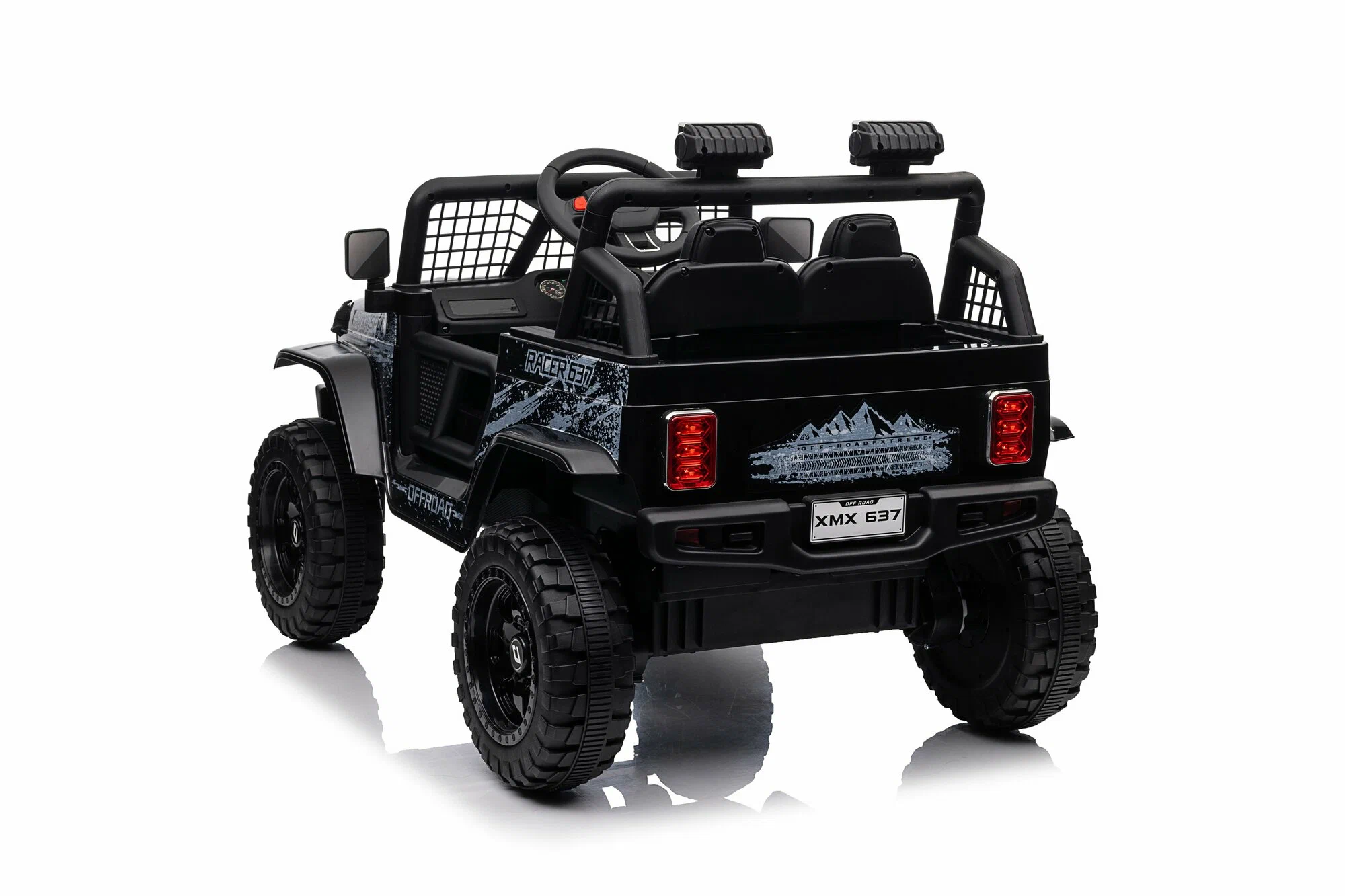 Детский электромобиль Jeep Rubicon MX637/1, Черный – мощь, стиль и безопасность [19]