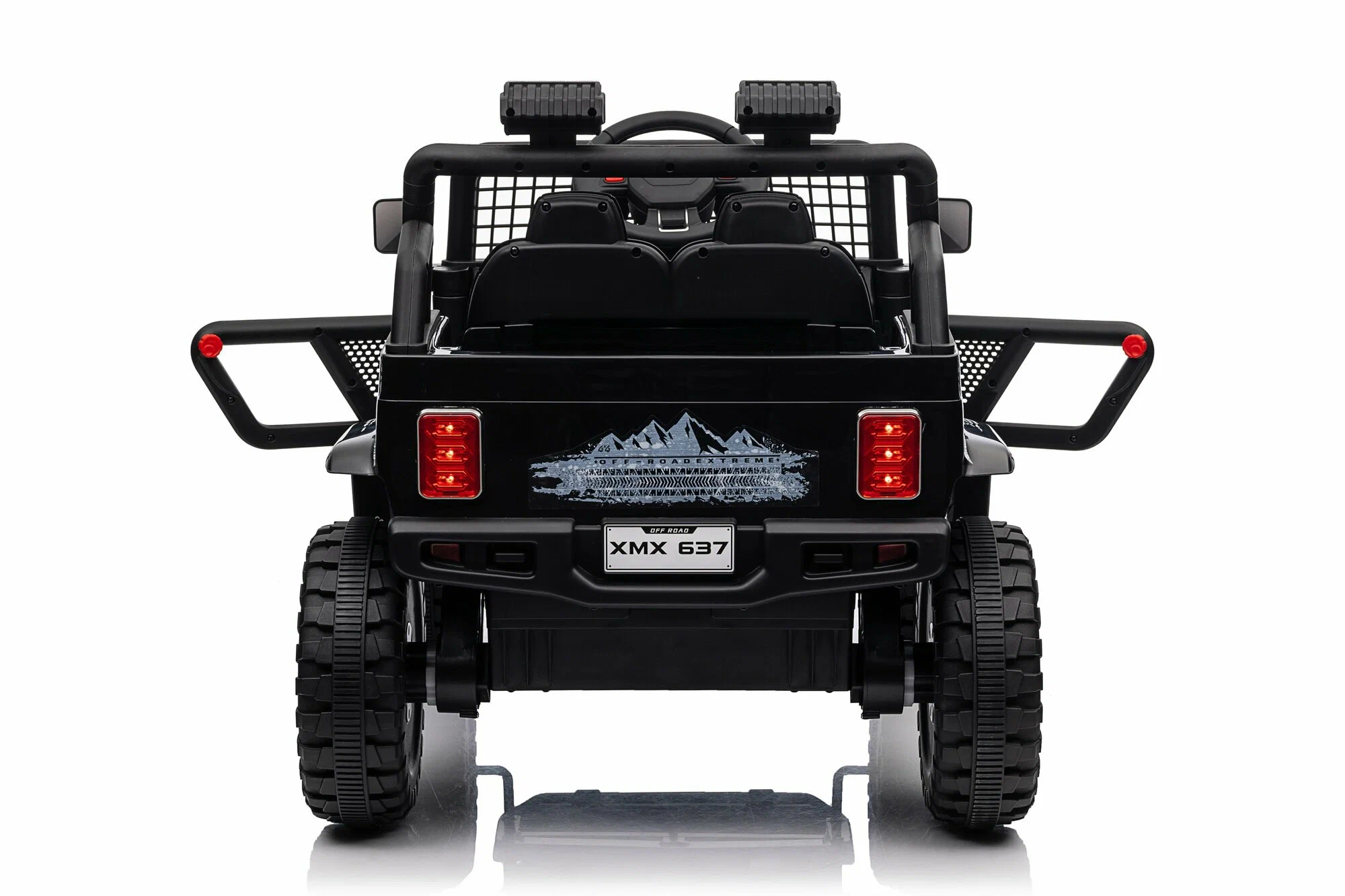 Детский электромобиль Jeep Rubicon MX637/1, Черный – мощь, стиль и безопасность [8]