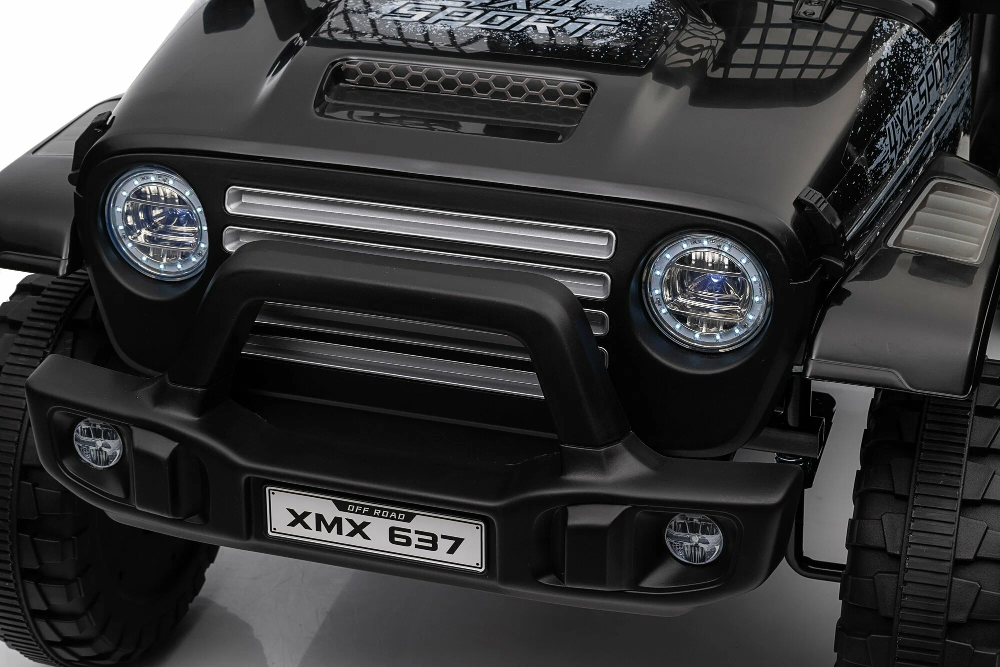 Детский электромобиль Jeep Rubicon MX637/1, Черный – мощь, стиль и безопасность [24]