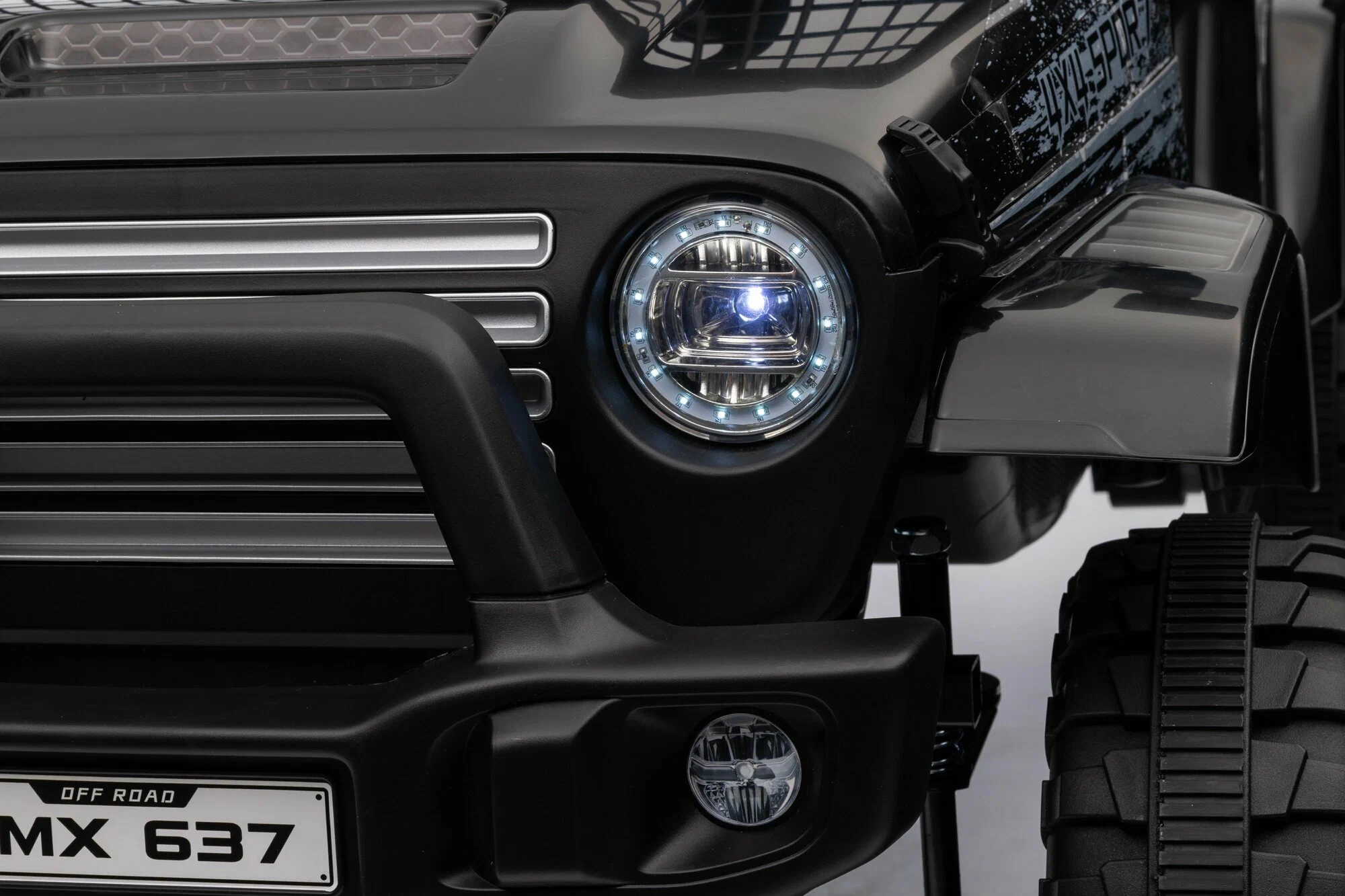 Детский электромобиль Jeep Rubicon MX637/1, Черный – мощь, стиль и безопасность [3]