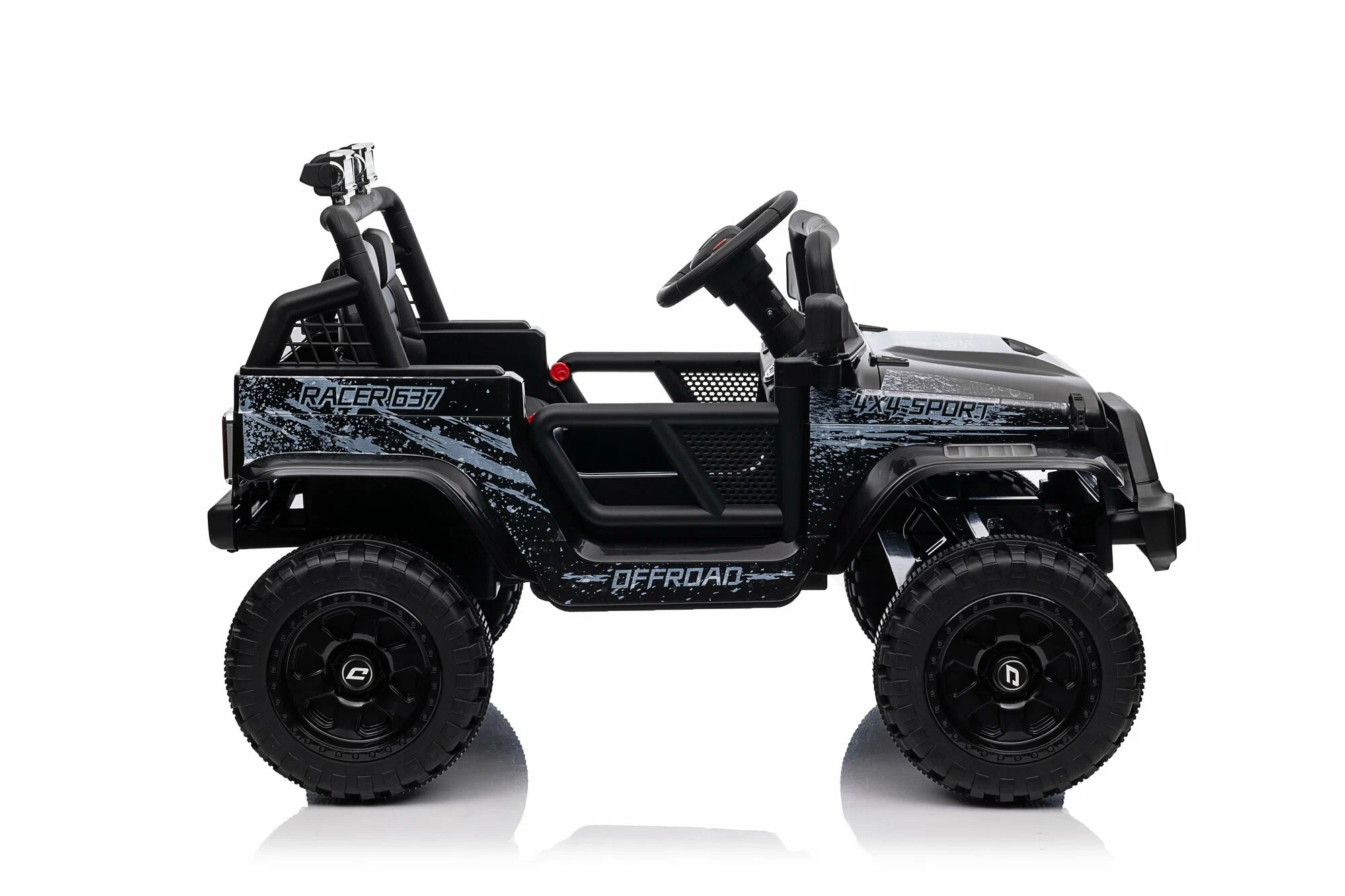 Детский электромобиль Jeep Rubicon MX637/1, Черный – мощь, стиль и безопасность [14]
