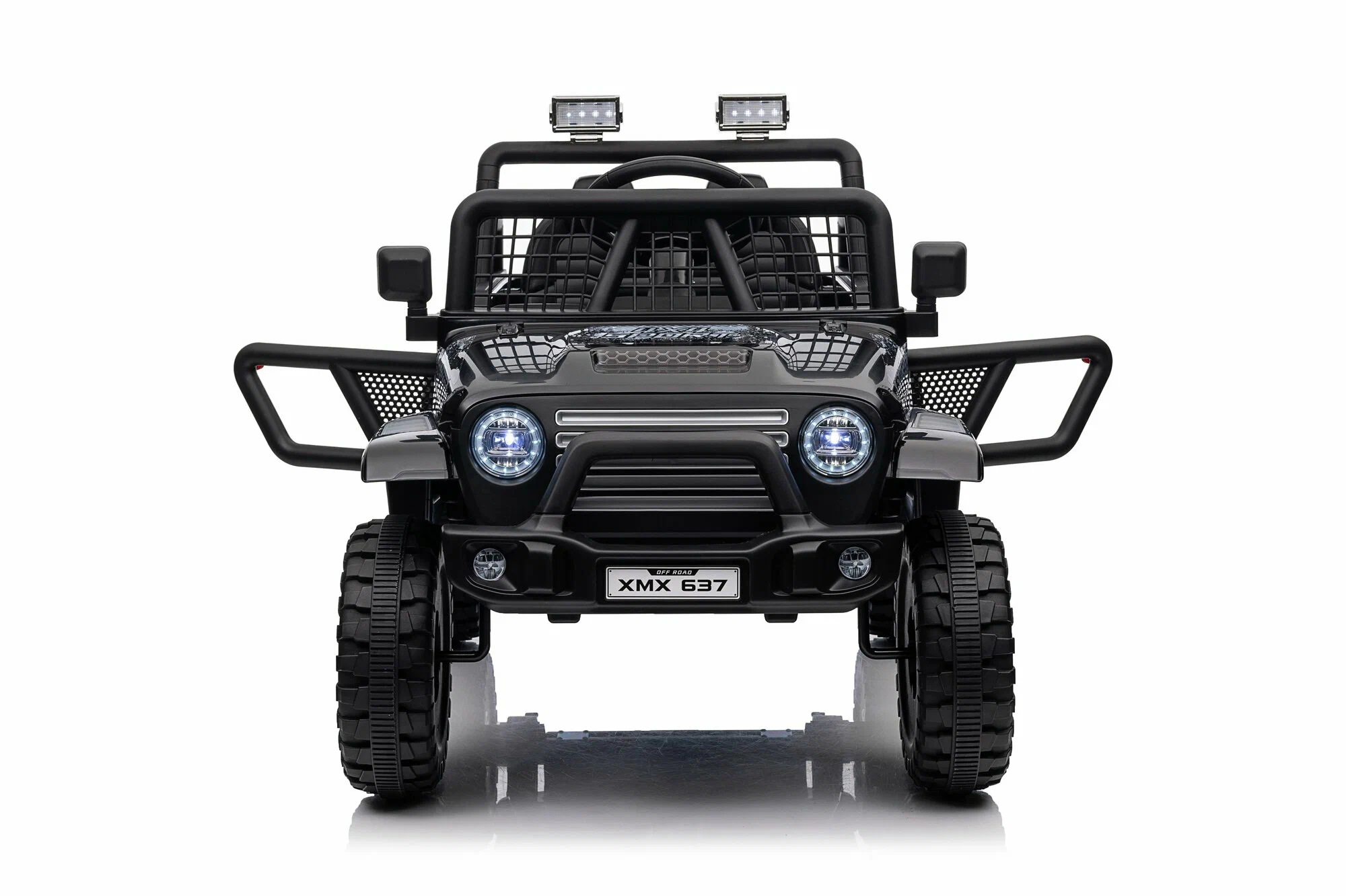 Детский электромобиль Jeep Rubicon MX637/1, Черный – мощь, стиль и безопасность [11]