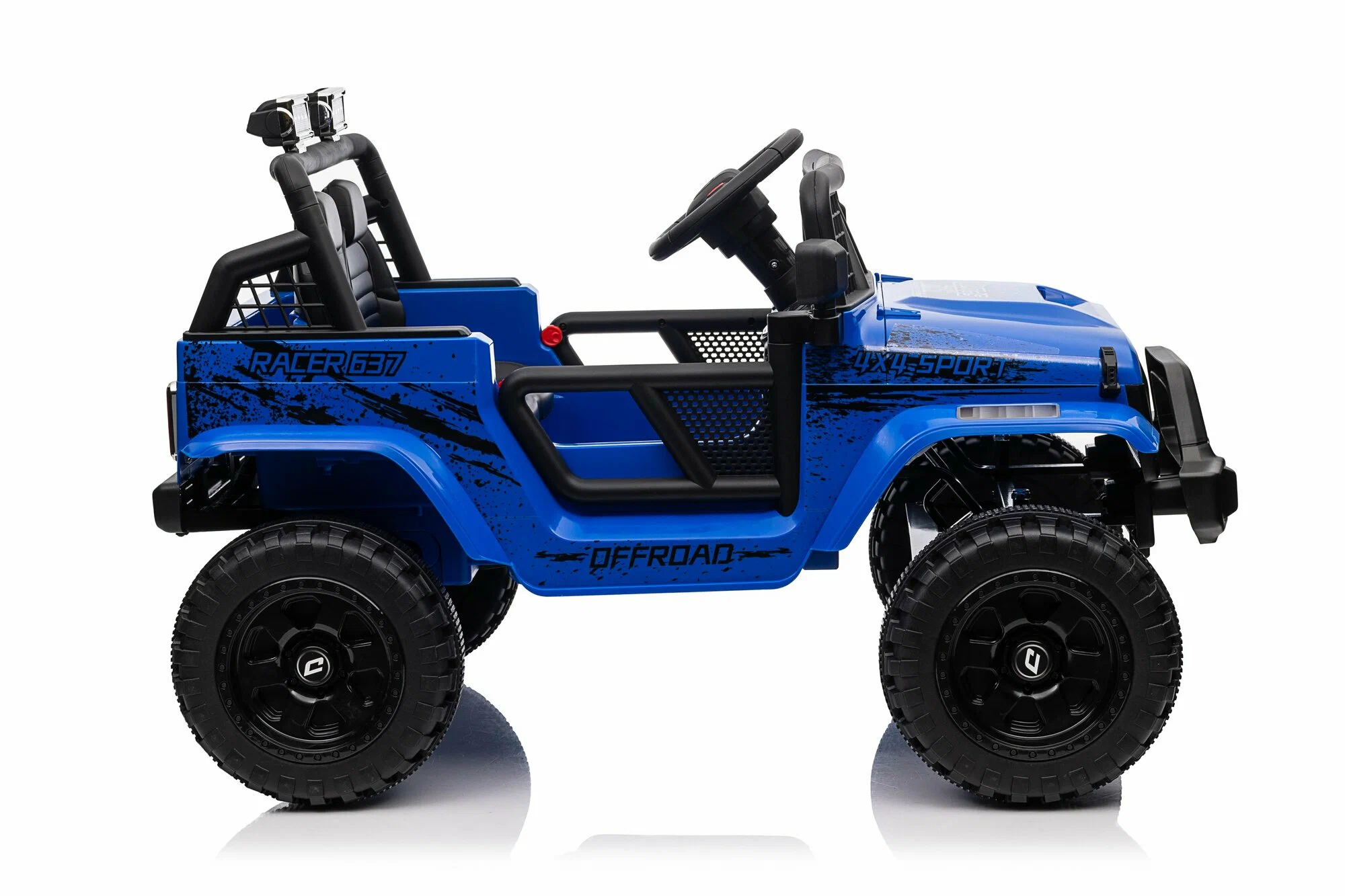 Mașinuță electrică pentru copii Jeep Rubicon MX637/3, Albastru – putere, distracție și siguranță [10]