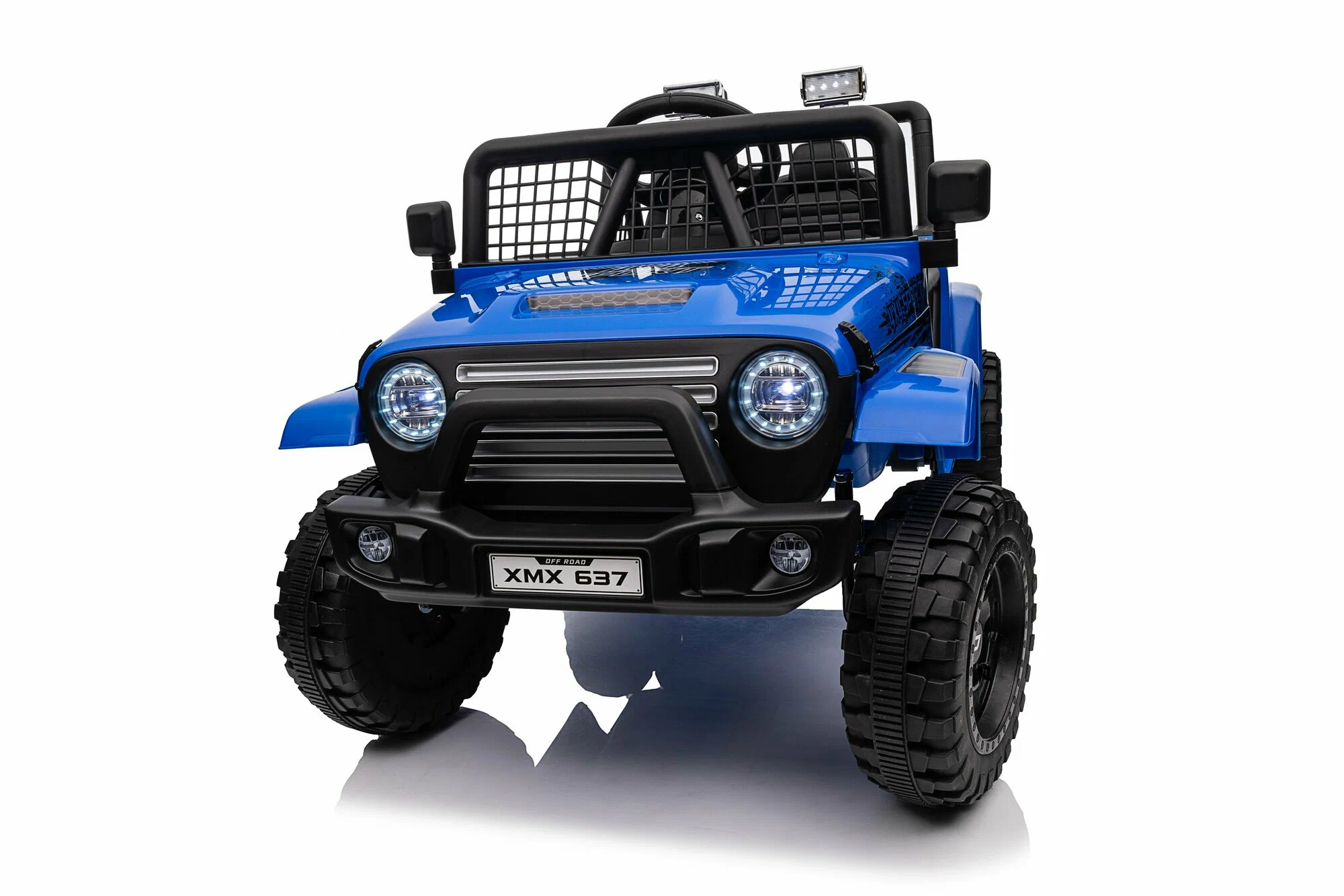 Mașinuță electrică pentru copii Jeep Rubicon MX637/3, Albastru – putere, distracție și siguranță [27]