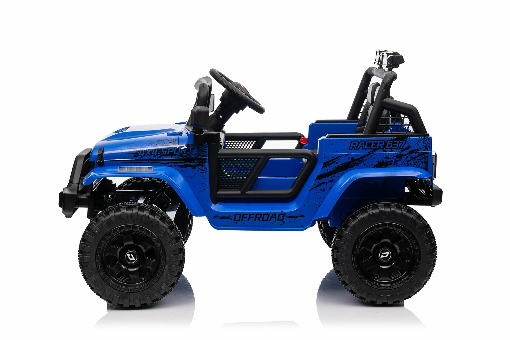 Mașinuță electrică pentru copii Jeep Rubicon MX637/3, Albastru – putere, distracție și siguranță [15]