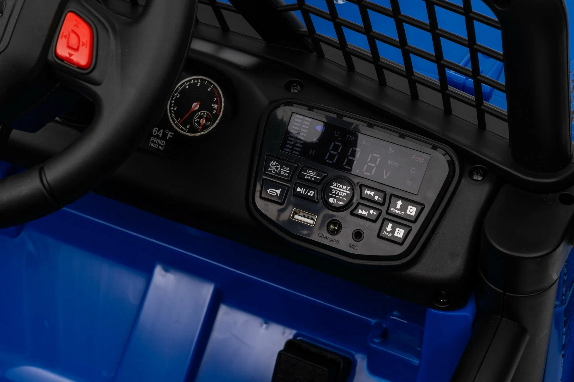 Mașinuță electrică pentru copii Jeep Rubicon MX637/3, Albastru – putere, distracție și siguranță [20]