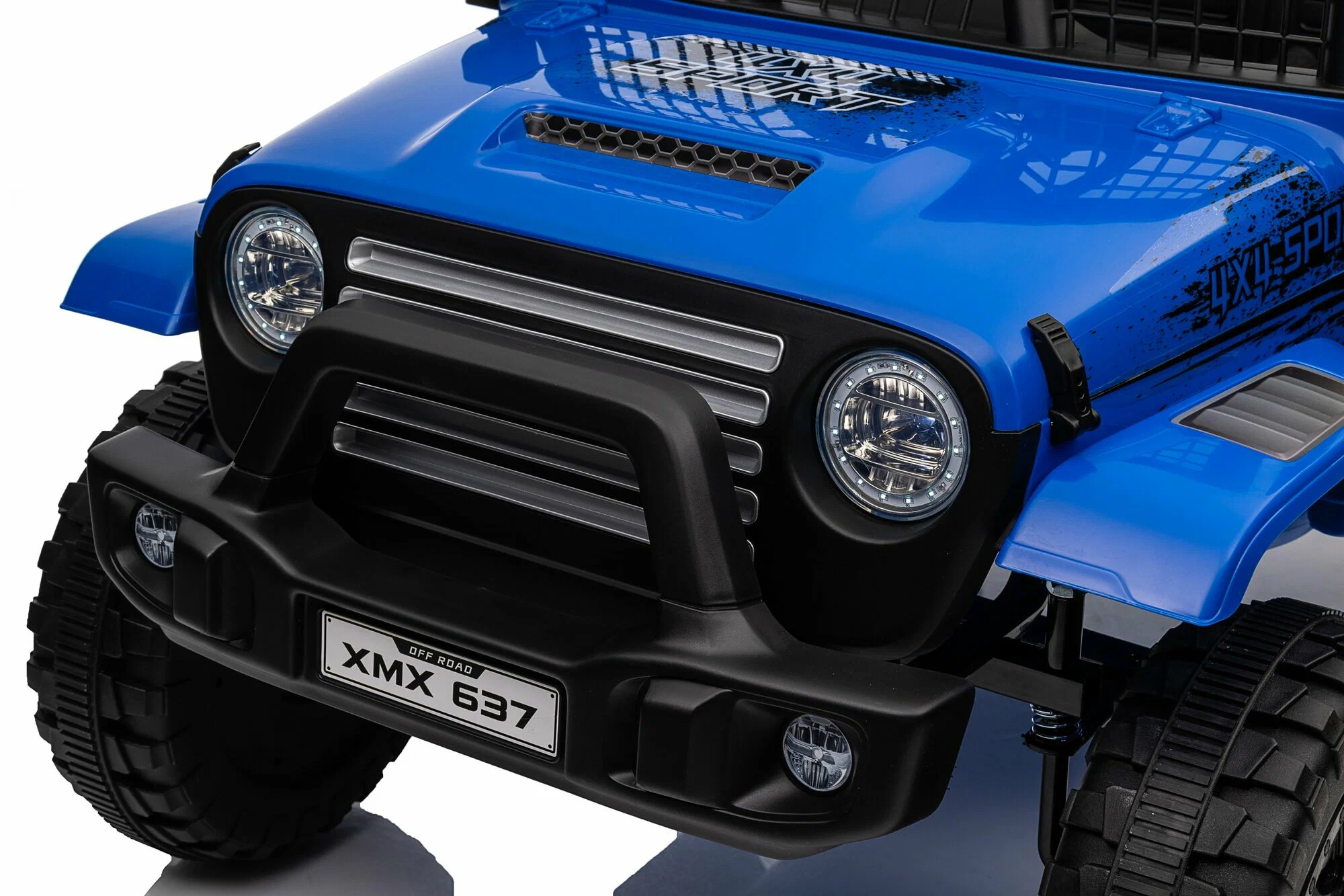 Mașinuță electrică pentru copii Jeep Rubicon MX637/3, Albastru – putere, distracție și siguranță [26]
