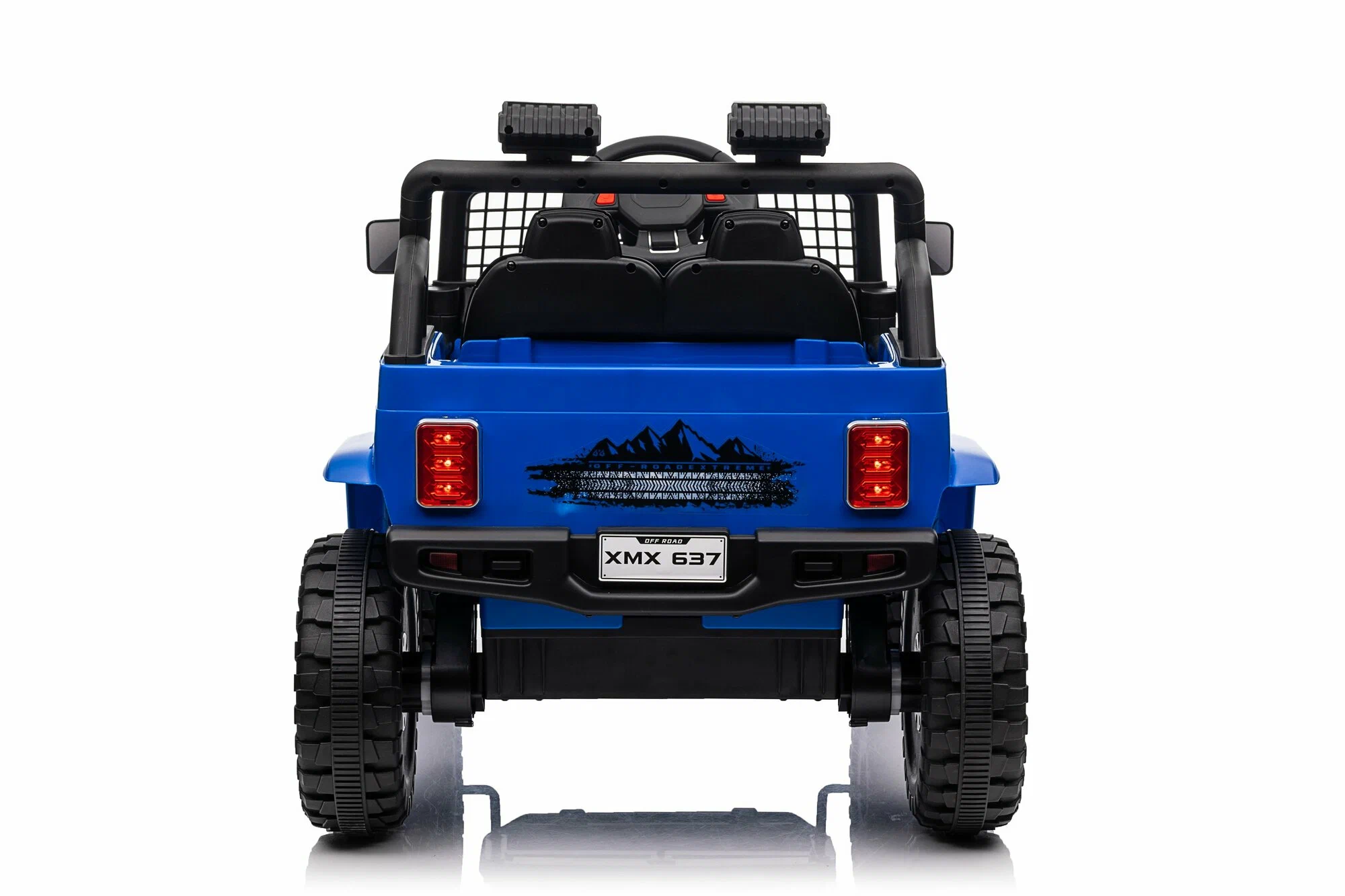 Mașinuță electrică pentru copii Jeep Rubicon MX637/3, Albastru – putere, distracție și siguranță [13]