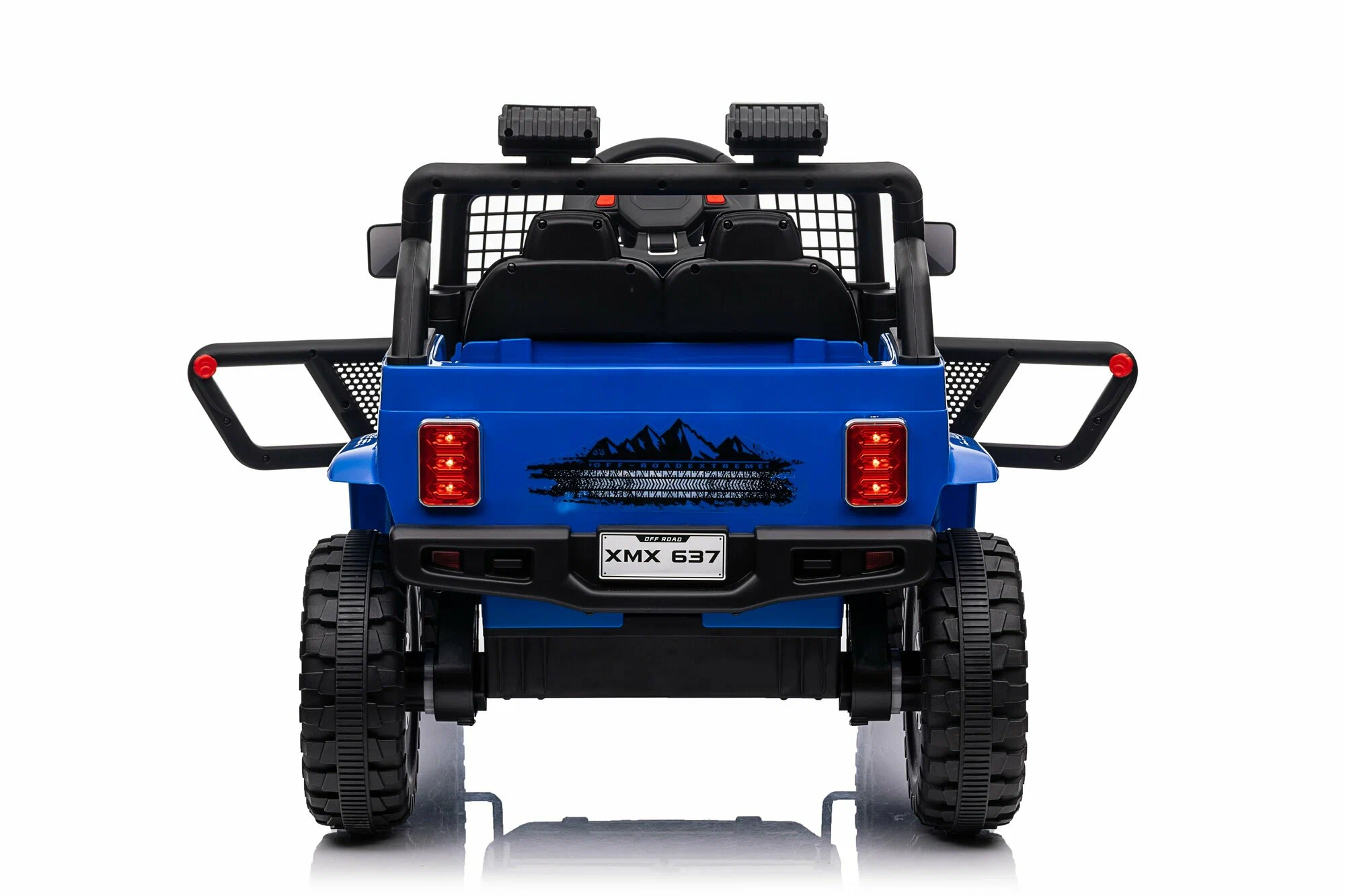 Mașinuță electrică pentru copii Jeep Rubicon MX637/3, Albastru – putere, distracție și siguranță [5]