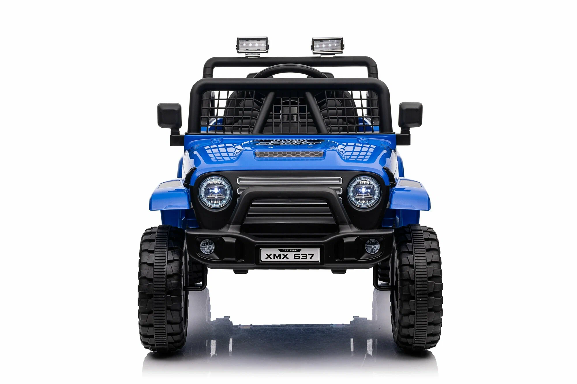 Mașinuță electrică pentru copii Jeep Rubicon MX637/3, Albastru – putere, distracție și siguranță [1]