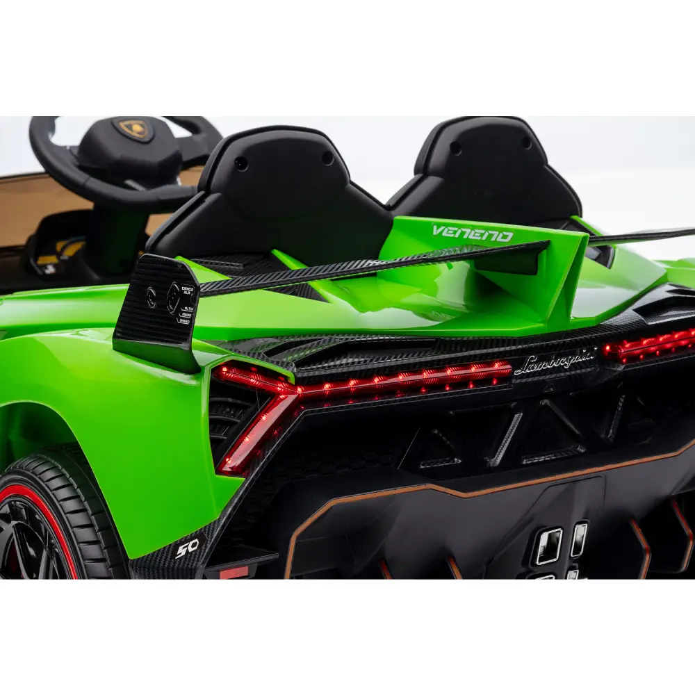 Электромобиль для детей LAMBORGHINI VENENO MX615B/1, 12V 7Ah, кожаное сиденье, мягкие колёса EVA, MP3, нагрузка до 30 кг [5]