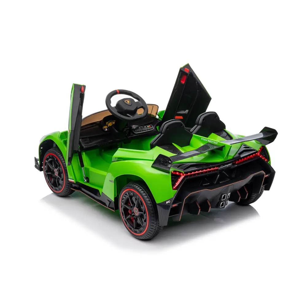 Электромобиль для детей LAMBORGHINI VENENO MX615B/1, 12V 7Ah, кожаное сиденье, мягкие колёса EVA, MP3, нагрузка до 30 кг [3]