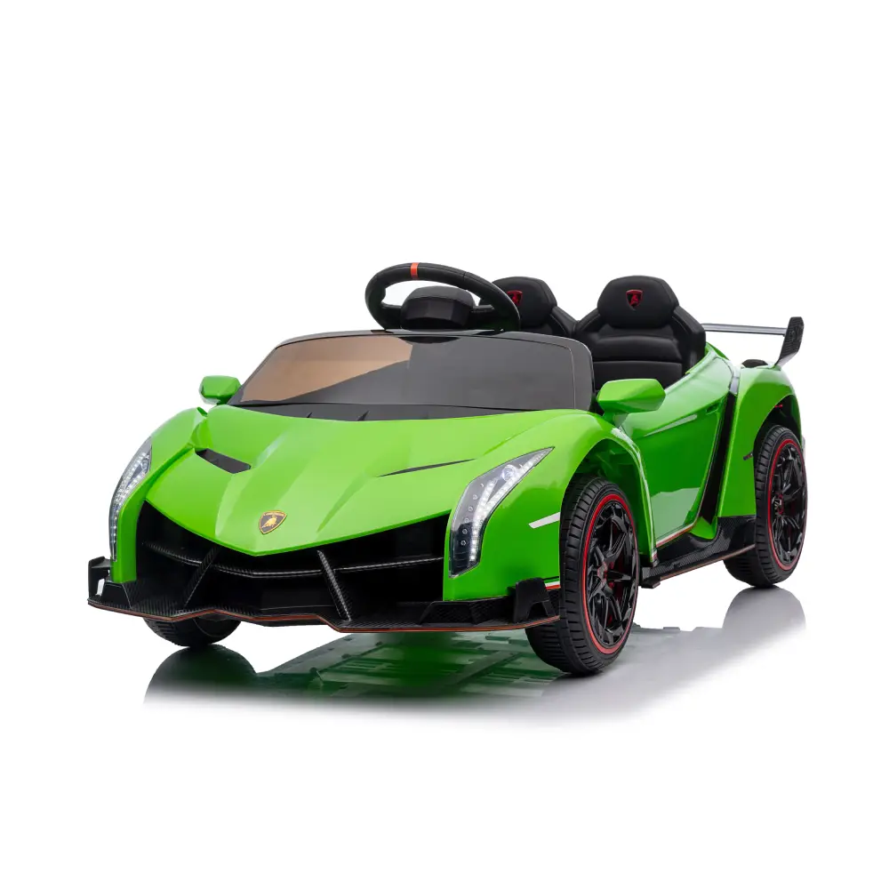 Vehicule cu acumulatori - Электромобиль для детей LAMBORGHINI VENENO MX615B/1, 12V 7Ah, кожаное сиденье, мягкие колёса EVA, MP3, нагрузка до 30 кг