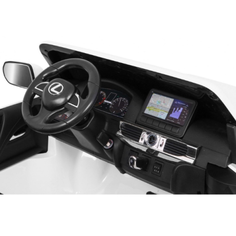 Mașinuță electrică pentru copii LEXUS LX570 Licențiată (Baterie 12V7Ah, 2 Motoare 35W, Roți EVA, Scaun Piele, MP4, Telecomandă 2.4G) [10]
