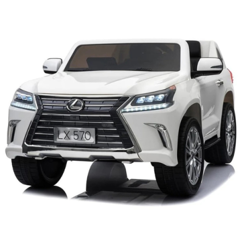 Mașinuță electrică pentru copii LEXUS LX570 Licențiată (Baterie 12V7Ah, 2 Motoare 35W, Roți EVA, Scaun Piele, MP4, Telecomandă 2.4G) [2]