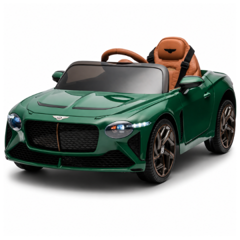 Vehicule cu acumulatori - Детский электромобиль лицензионный Bentley Bacalar (2x35W, Съемный аккумулятор 12V7AH, Колеса EVA, Кожаное сиденье, Зеленый)