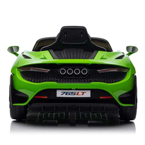Детский электромобиль лицензионный McLaren 765LT (4x4 35W, Аккумулятор 12V7AH, Колеса EVA, Кожаное сиденье, Зеленый) [3]