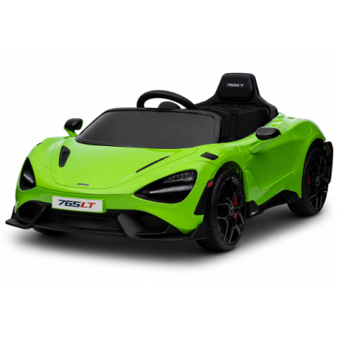 Vehicule cu acumulatori - Детский электромобиль лицензионный McLaren 765LT (4x4 35W, Аккумулятор 12V7AH, Колеса EVA, Кожаное сиденье, Зеленый)