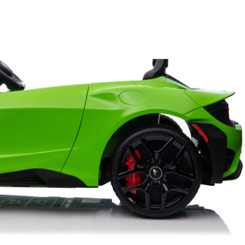 Детский электромобиль лицензионный McLaren 765LT (4x4 35W, Аккумулятор 12V7AH, Колеса EVA, Кожаное сиденье, Зеленый) [6]