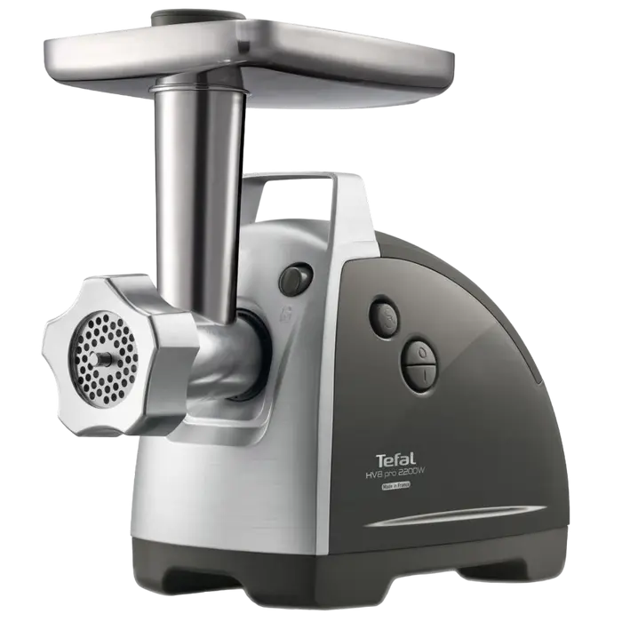 Mașini de tocat carne - Meat Mincer Tefal NE688837Putere:  2200 WMaterialul carcasei:  Metal, Plastic Capacitatea de mărunșire :  4,5 kg/mFuncție reversAccesoriu pentru cârnați