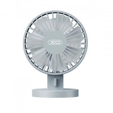 Ventilatoare - Mini ventilator electric portabil MF82, 2 trepte de viteză, alimentare USB, albastru