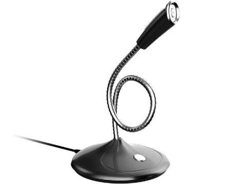 Microfoane - Microfon Desktop Jack 3,5 mm Negru [45576]