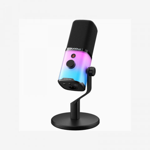 Microfoane - Microfon Dinamic RGB USB/XLR pentru streaming de jocuri
