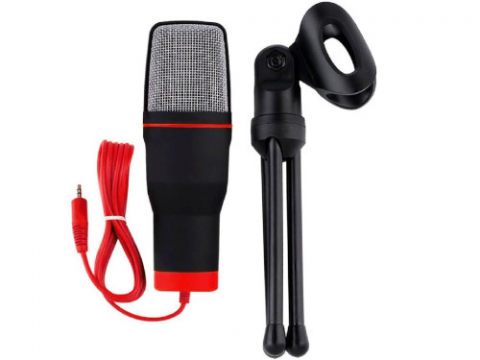 Microfon Gaming Mini + Trepied Jack 3,5 mm [45202] [2]
