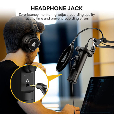 Microfon Profesional Podcast USB Plug & Play [5]