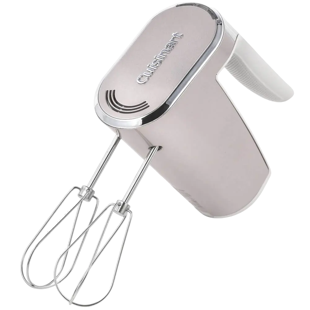 Mixere - Mixer Cuisinart RHM100E
, 400W power output, 5 speed levels plus moment level/turbo level, 2x dough hook, 2x beater, bowl with volume of 2l, foot mixer rod, white